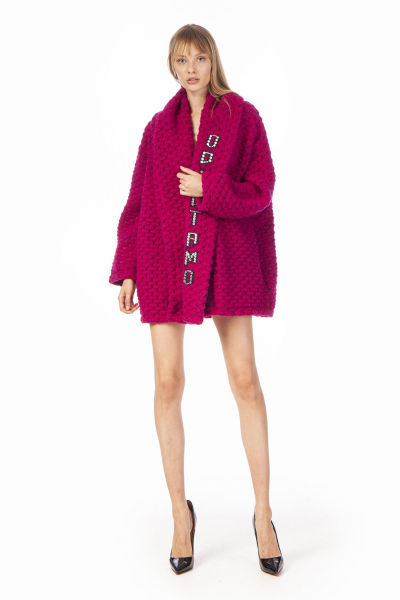 CAPPOTTO STRASS ROSE